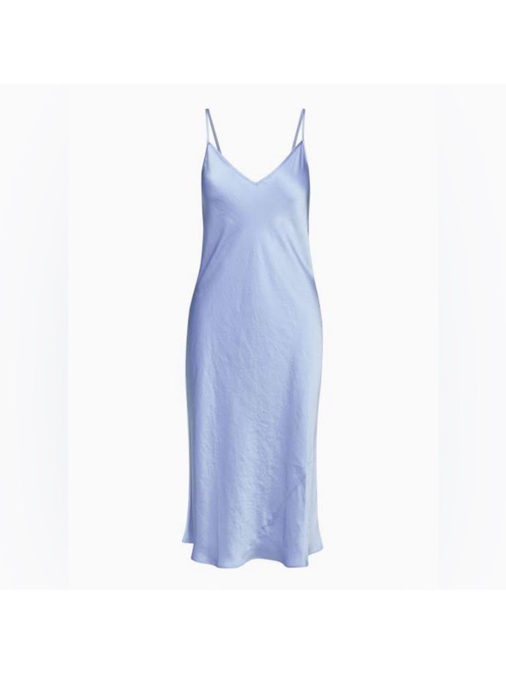 WILFRED Only Slip Satin Midi Dress in Periwinkle